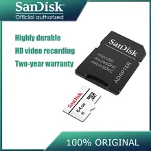 SanDisk Ultra Micro SD Card Class10 32GB 64GB Original Sandisk Memory Card White Gray TF Card C10 Flash Card for Smartphone