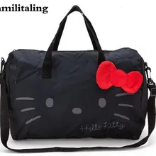 Kawaii Милая мультяшная hello kitty My Melody складная дорожная сумка на колесиках для женщин и девочек, сумка-тоут для вещей, сумки для ручной клади yey-675
