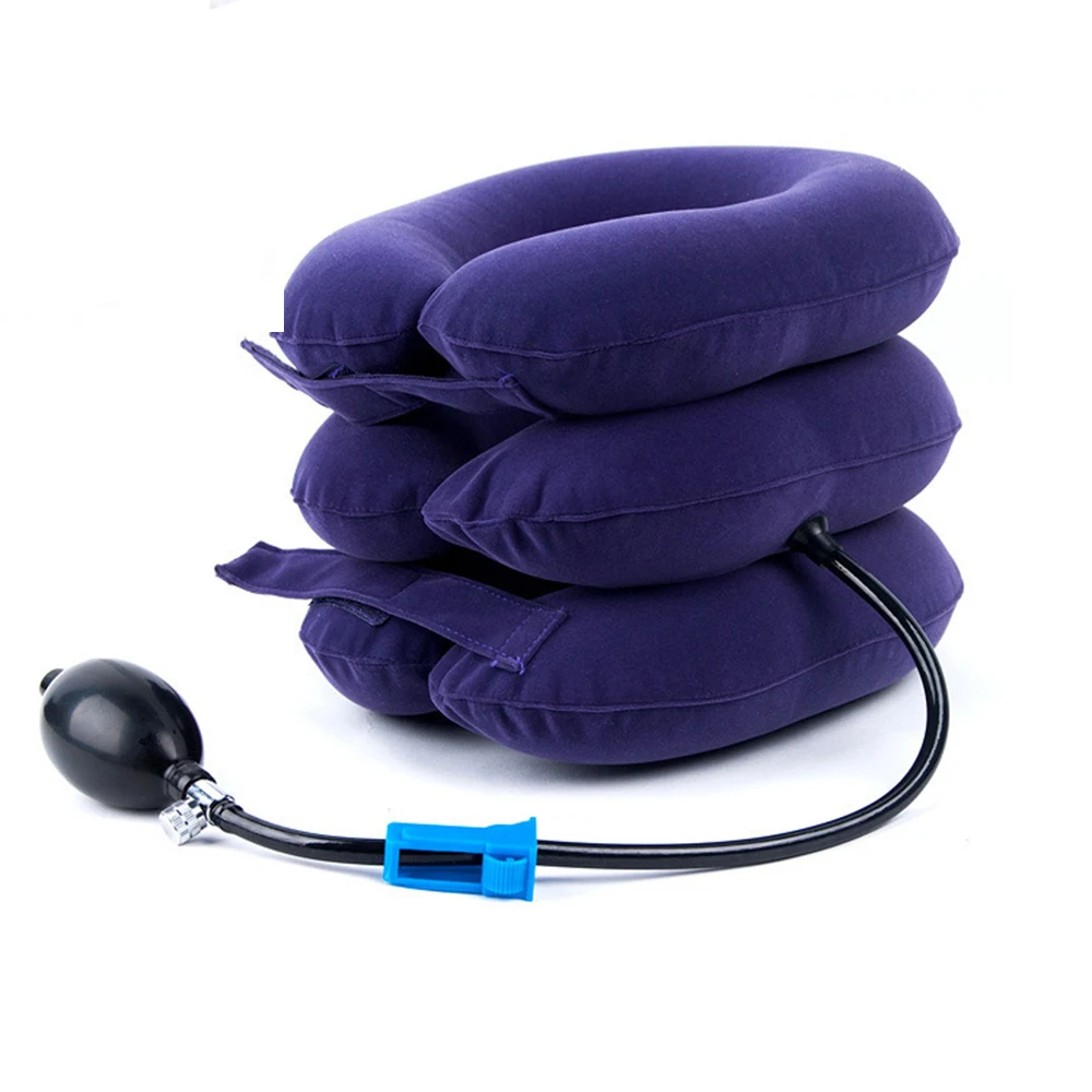Health Care Cervical Traction Collar Inflatable Neck Massage Pillow