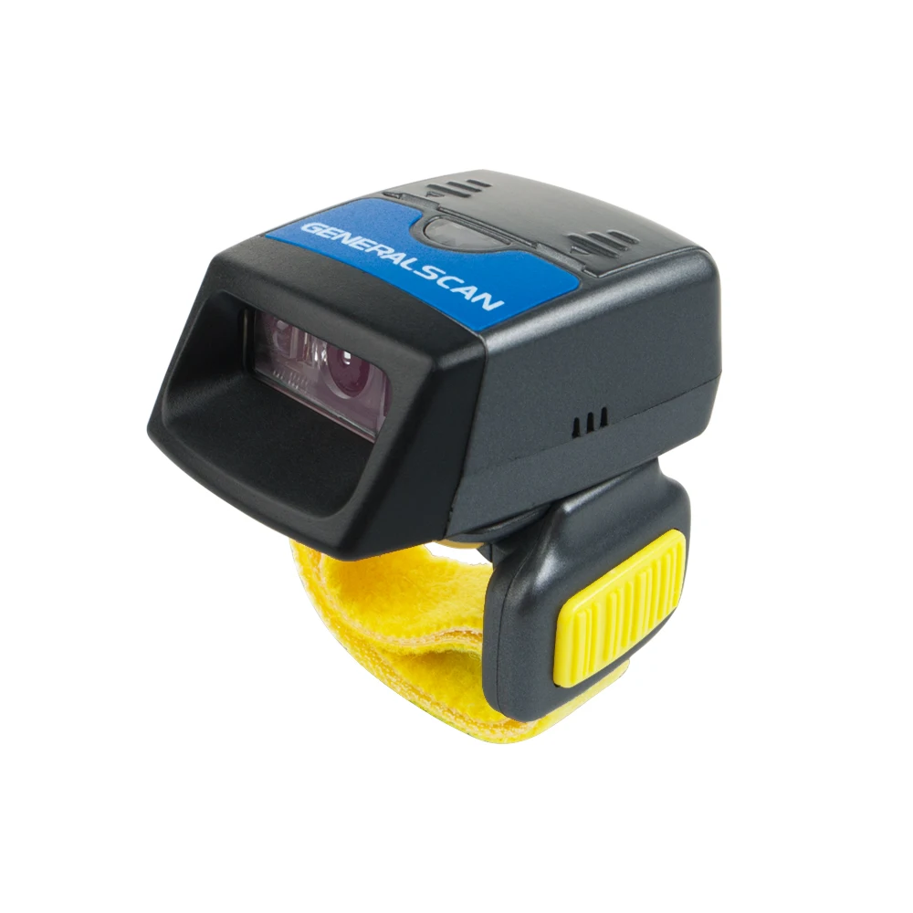 Generalscan (02) 2d اللاسلكية بلوتوث/usb لبس الطوق ماسح الباركود gs R1500BT-HW (N3680) مع لبس شارة AB2000