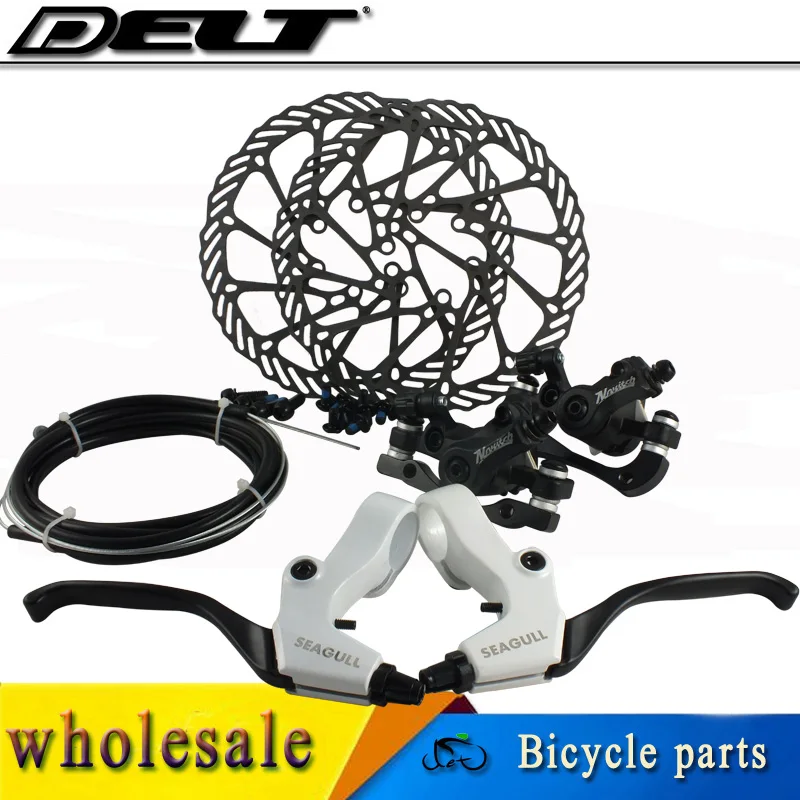 

Bicycle bike disc brake Mountain MTB rotors 160mm brake pads FOR ZOOM DB350 DB280 DB450