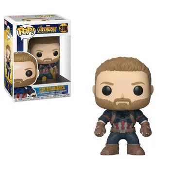 

Funko pop Official Marvel: Avengers Infinity war - Captain America Vinyl Action Figure Collectible Model Toy with Original Box