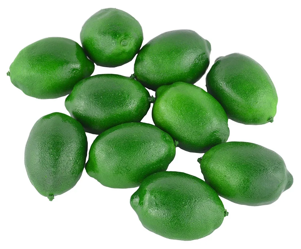 10 pcs Plastic Lemon Realistic Artificial Foam Decor Fruits Decorative