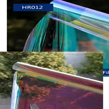 HOHOFILM 2 цвета 1,37x6 м Радужная радужная пленка на окно, декоративная Радужная Наклейка на окно с эффектом солнечного оттенка украшения