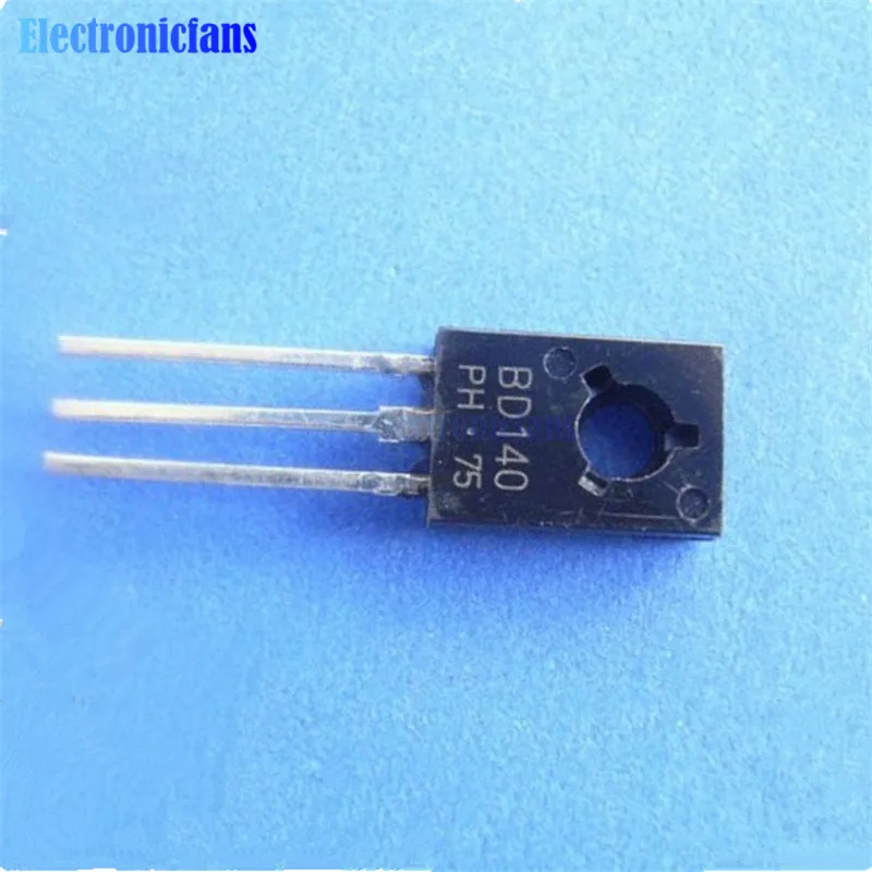 10PCS BD140 TO 126 PNP 80V 1.5A Power Transistorsin Integrated