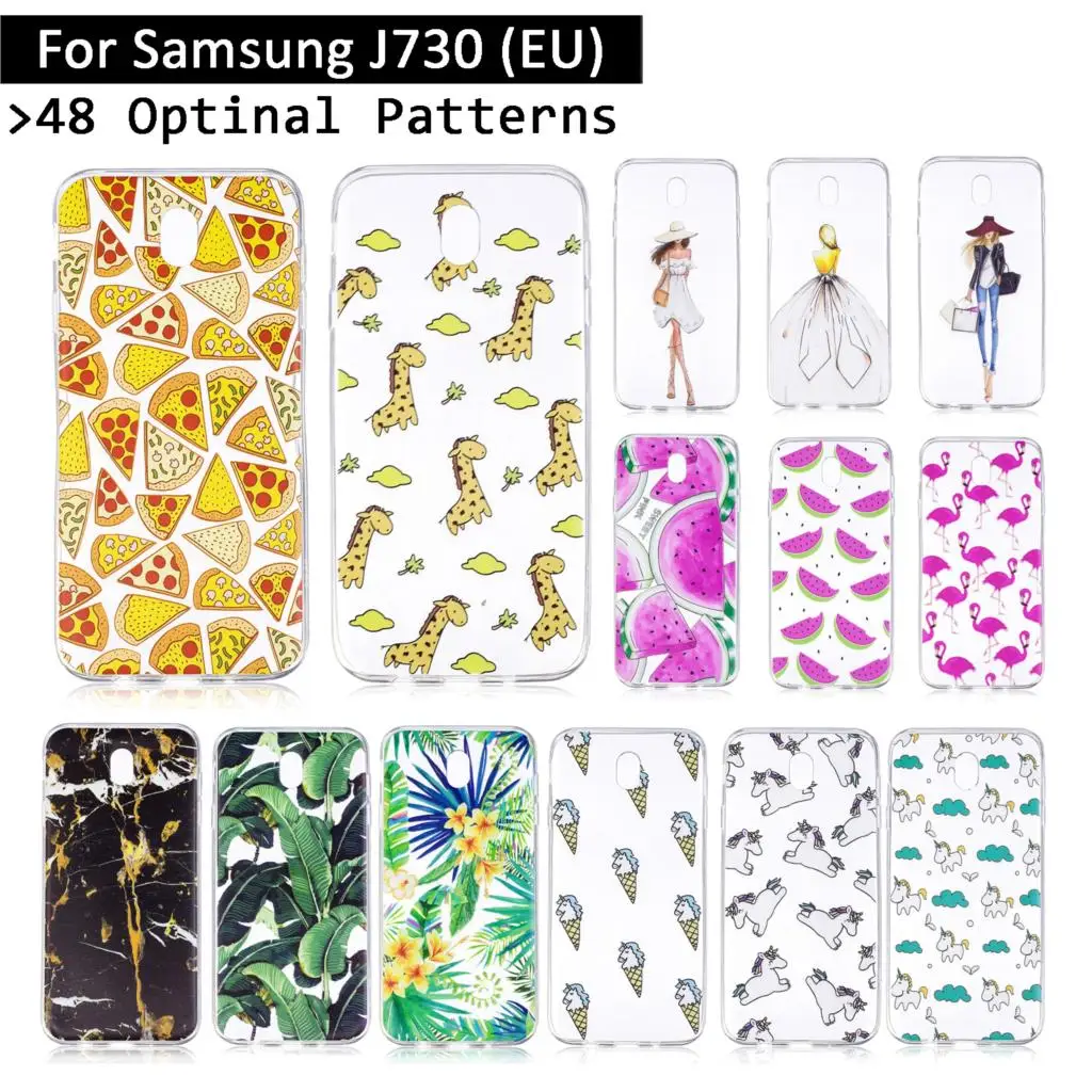 Модный силиконовый чехол из ТПУ для Samsung Galaxy J7 2017 j730 J730F мягкий J 7 730 730F |