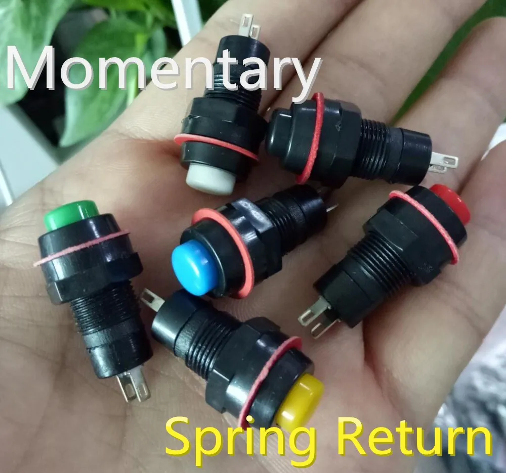 100 шт. кнопка для возврата на пружине 10 мм|switch 10mm|switch switchswitch push |