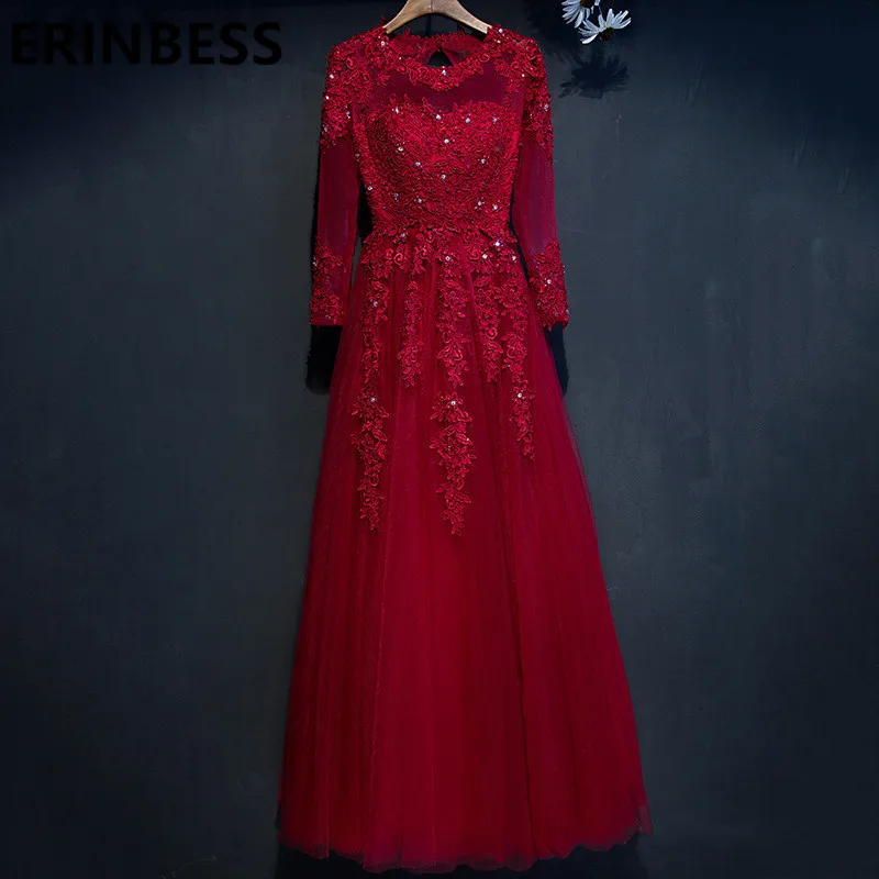 Vestido De Festa реальные фотографии красные вечерние платья бисерные кружевные