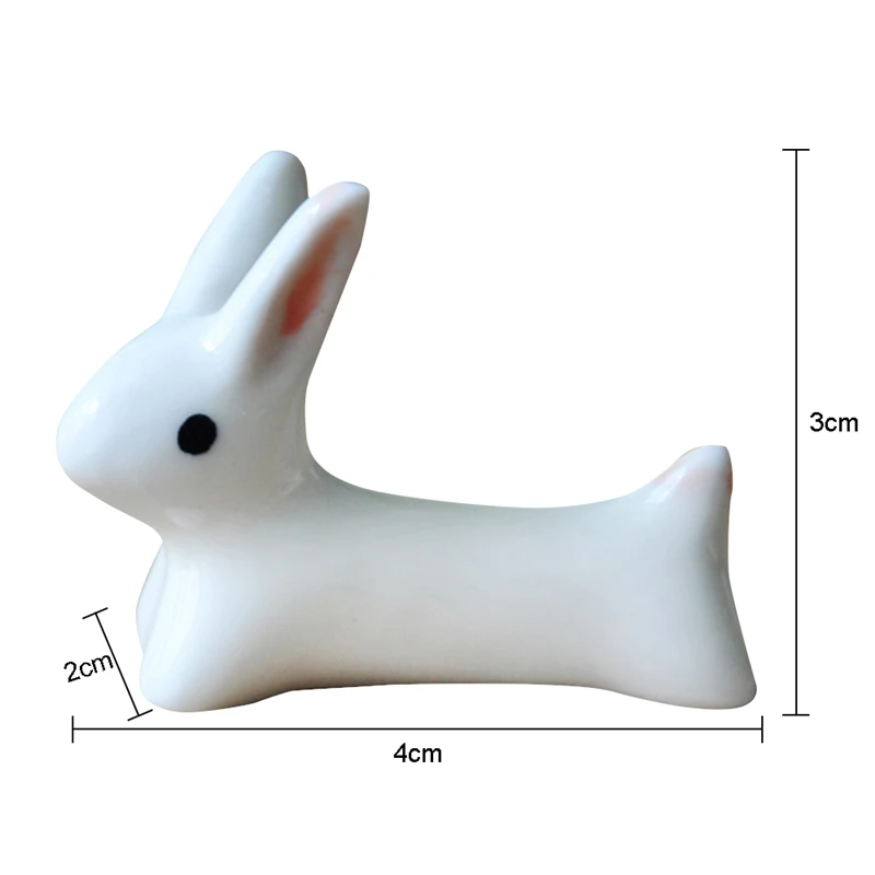 Керамические Мультяшные палочки с кроликом держатель стойки палочки с кроликом держатель коврик палочки для еды уход Мода кухонная посуда P20