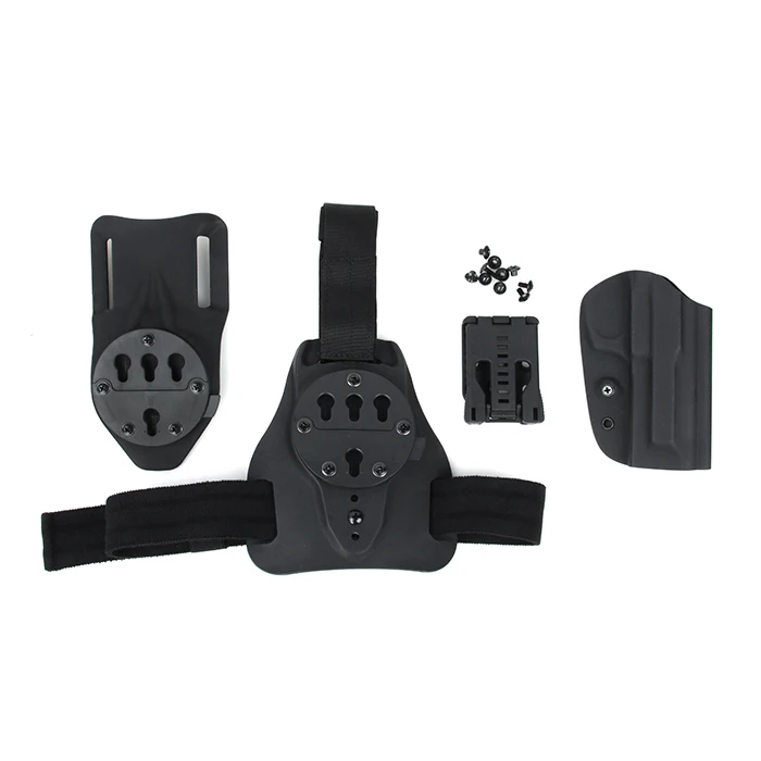 

PPT Tactical QD M92 Kydex Holster Set Using for M92 and Leg Plate and Waist Belt Three Purposes of Base Plate GZ7-0085