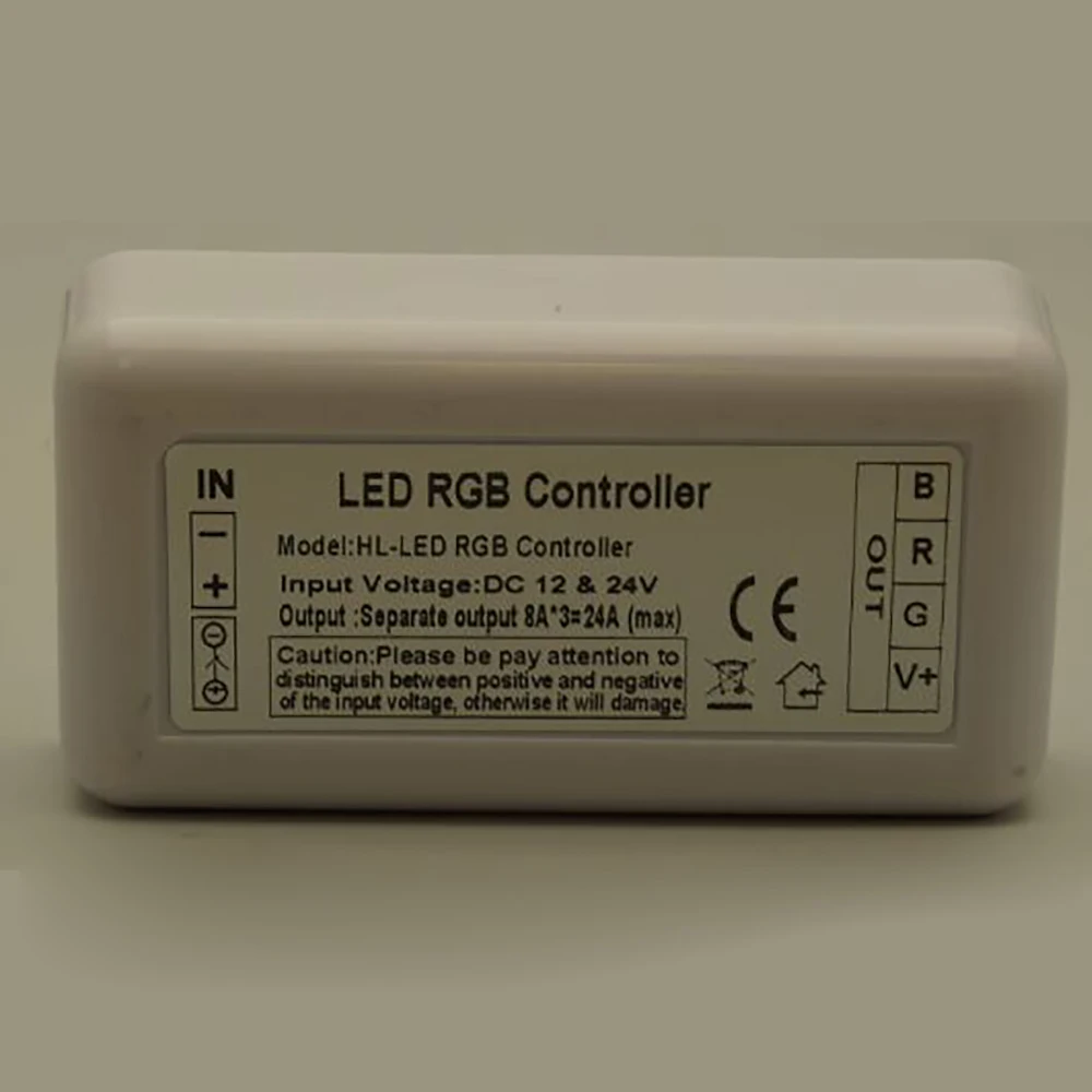 

RGB Constant Voltage 2.4G RF LED controller for DC 12V 24V led strip light led Lamp Remote or WIFI control color and brightness