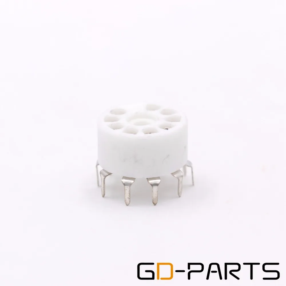 10 шт. керамический 9pin B9A монтажный патрон для 12AX7 12AT7 12AU7 6DJ8 ECC82 5670 6922 Hifi аудио