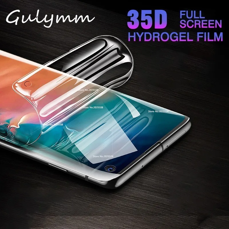 Гидрогелевая пленка 35D для Samsung Galaxy M 20 30 J 3 5 A 10 40 50 60 70 80 90 A51|Защитные стёкла и