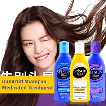 Selsun Золотой Шампунь против перхоти лечение против перхоти себорейный дерматит Шампунь снимает шелушение зуд охлаждает кожу головы