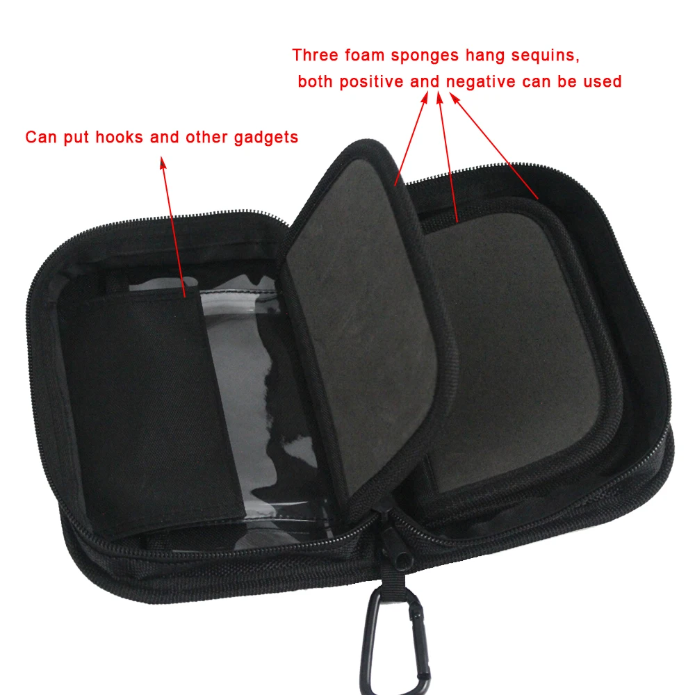  Multi-Purpose Sequins Lure Bag Alicate Pesca Spoon Spinner Bait Fishing Bags Sac De Peche Hook Acce - 32841534429
