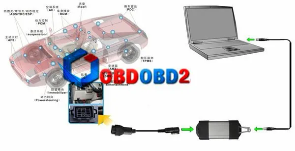 For Renault Can Clip 12 Pin Cable Connection Picture