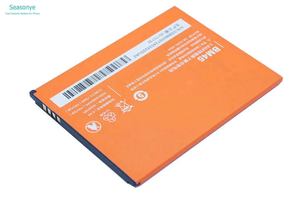 Seasonye 1x Новый 3020mAh / 11.60Wh BM45 BM 45 сменный литий полимерный аккумулятор для Xiaomi Hongmi Red