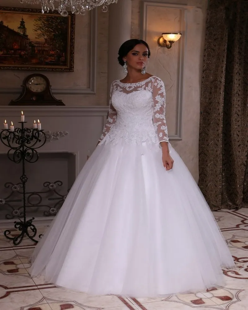 Vestido De Noiva font b Custom b font font b Made b font A Line Plus