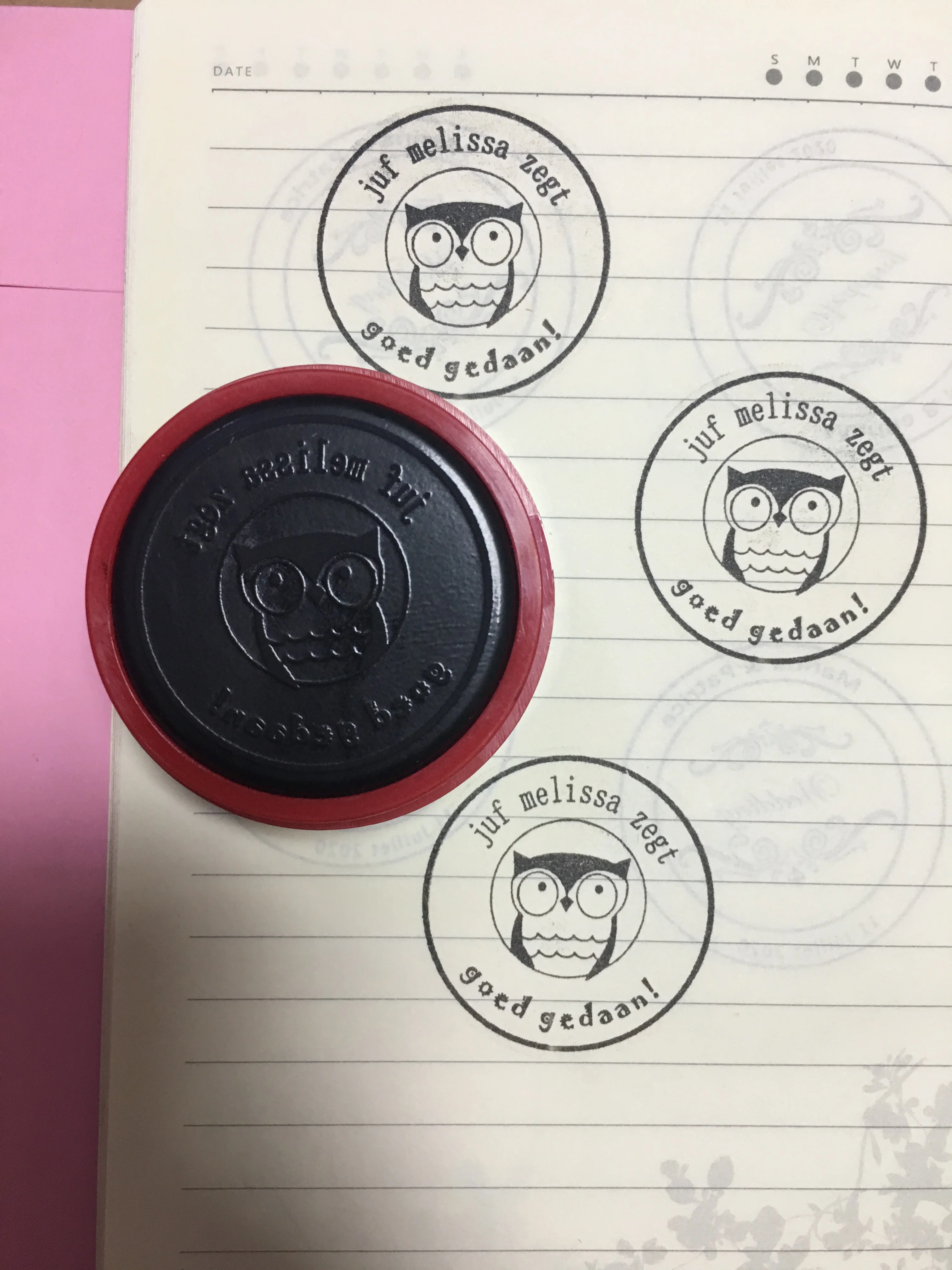 Free Shipping Owl Personalized Custom Name Stamp Great Job As