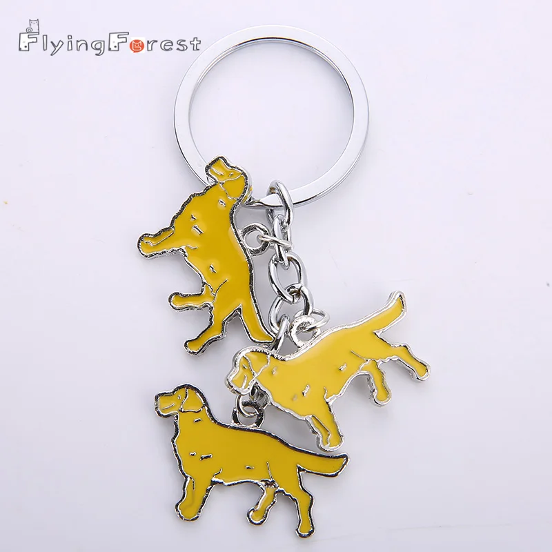golden retriever key chain