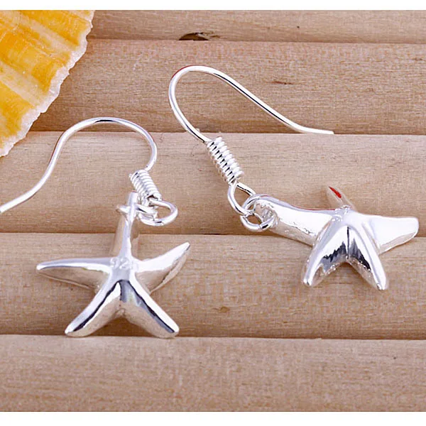 

Promotion E090 Factory Price,Nice Package Free shipping 925 silver earring.fashion jewelry jewellry Earrings,Best for Gift