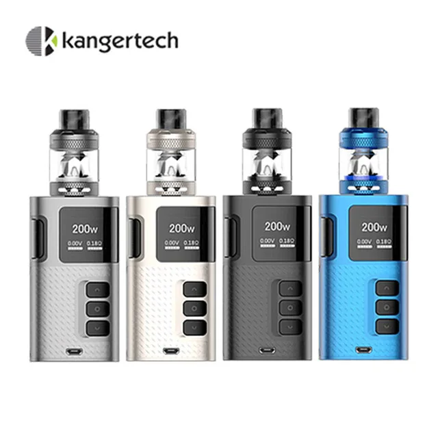

Electronic Cigarette Kit Original Kangertech Ripple 200W Box TC Mod with Ripple Tank 3.5ml Replaceable 810 drip tip Use 2X18650