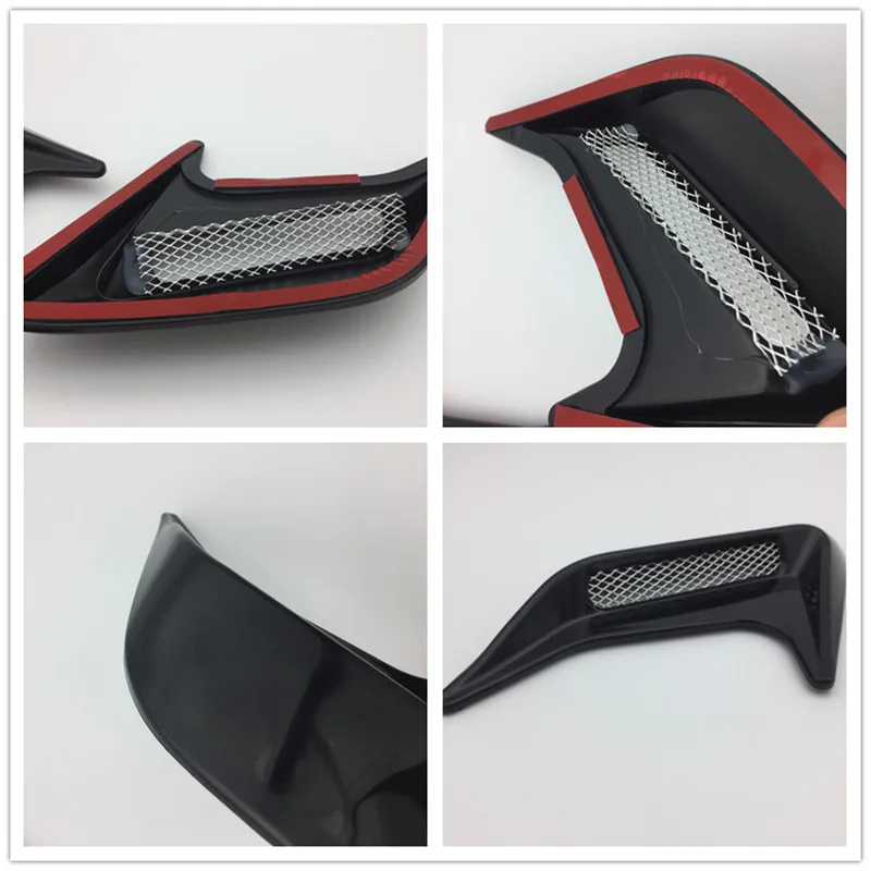 

2Pcs/Set Car Side Air Flow Vent Fender Decoration Sticker for focus st audi a6 c5 citroen c5 zafira b toyota chr honda insight
