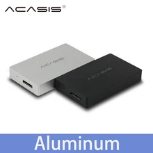 Acasis USB 3.0 mSATA External Hard Disk Drive HDD Enclosure Case Box SSD Aluminum 1153E Chip 5Gbps 1.8 inch