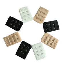 5 шт. Для женщин бюстгальтер ремешок Extender Расширение для бюстгальтера 3 ряда 2 Крючки застежка на пряжки белье швейные инструменты аксессуары для нижнего белья