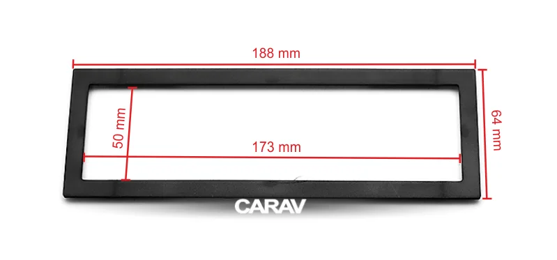 CARAV 11-780 Car Radio Installation Trim Fascia Panel