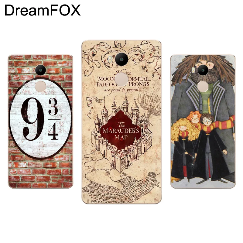 

DREAMFOX L374 Harry Potter Deathly Hallows Soft TPU Silicone Case Cover For Xiaomi Redmi Note 3 4 5 Plus 3S 4A 4X 5A Pro Global