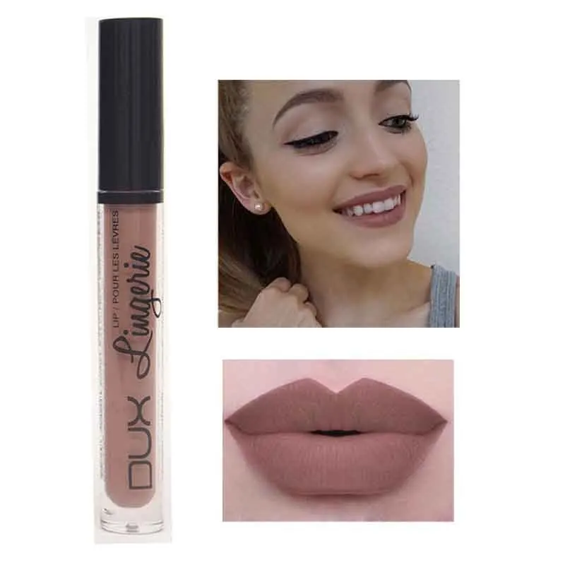 

Lip Gloss Matte Liquid Lipstick Lipgloss Set Red Velvet Sexy Color Lip Tint Stain Nude Kit Batom Nyxed Makeup