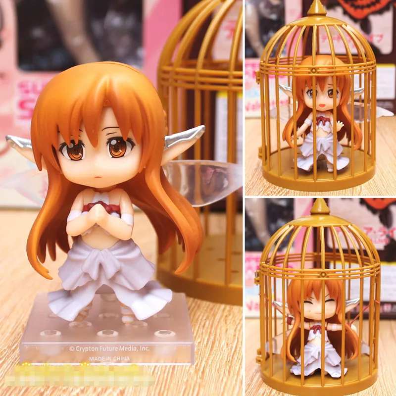 

Mini Sexy Action Figure Sword Art Online Asuna #382 Elf Cage PVC Collectible Model Action Toy Figure