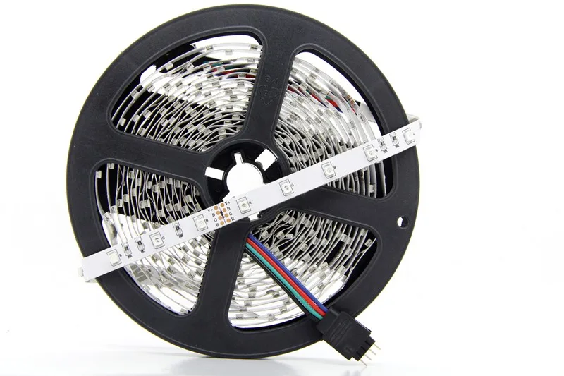 [DBF] 5 м 300led RGB SMD3528 без водонепроницаемая лента с подключением по + 12 V 2A адаптер