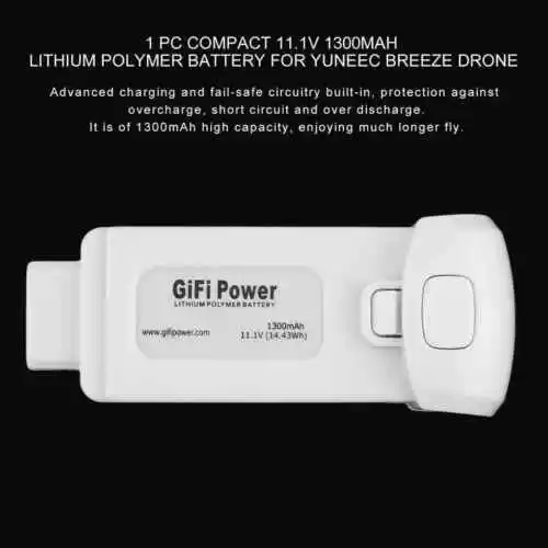 

stable performance 1300mAh /1700mAh 11.1V 3S LiPo Battery for Yuneec Breeze