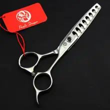 Пурпурный дракон JP440C Профессиональный 5,75 дюймов 10 зубная паста расческа для волос филировочные ножницы парикмахерские ножницы с Комбинации Инструменты для укладки волос