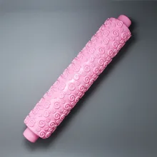 5 шт/лот) Пластиковые Swril шаблон торт Скалка для помадки