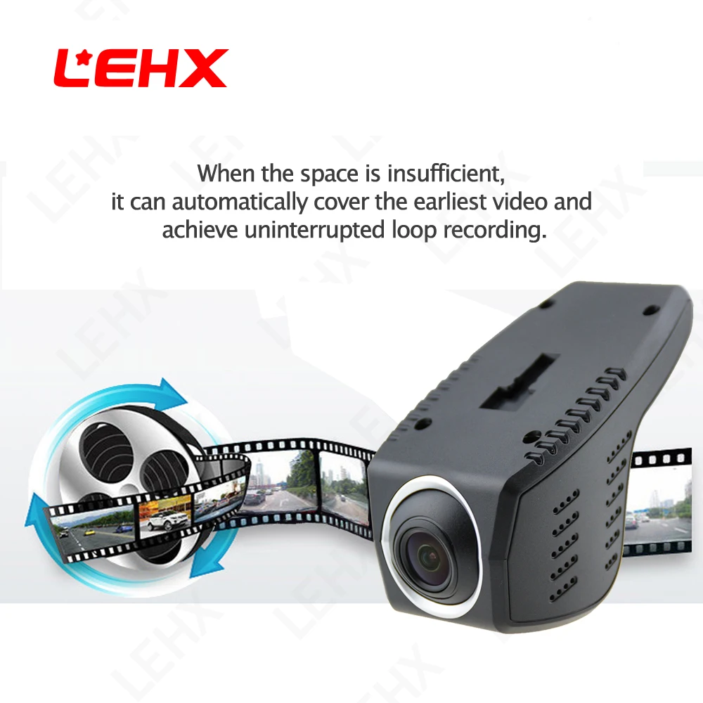 Автомобильные видеорегистраторы LEHX ADAS для автомобилей HD 1080p автомобильные