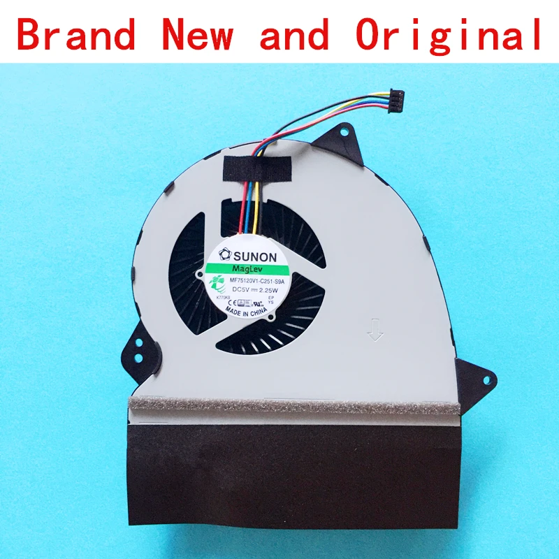 

New laptop CPU cooling fan Cooler radiator Notebook for ASUS 13NB07Z1P01011 SUN 13NB09I0P01011 13N0-SNP0101 0A 177S-02BF