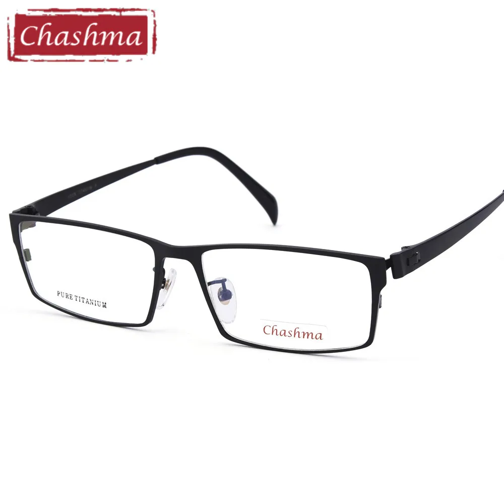 Чашма Господа чистого титана очки кадр Lentes opticos Gafas Одежда высшего качества кадры
