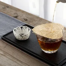 Bodhi листовой Чайный фильтр креативные закладки Метопа выдалбливают листья персональный фильтр ситечко для чая