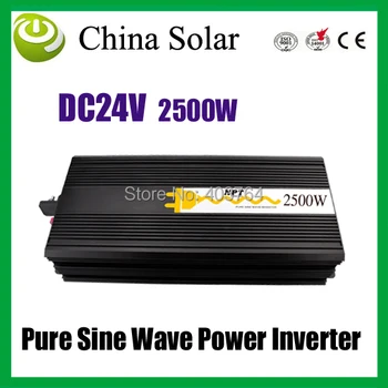 

2500W Power Inverter,Pure Sine Wave Power inverter Input DC24V , Output 220V Electrical Appliances