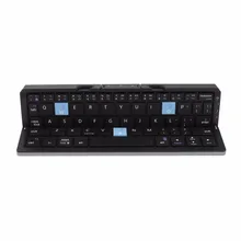 New Bluetooth font b Keyboard b font Travel Portable Folding Metal font b Keyboard b font