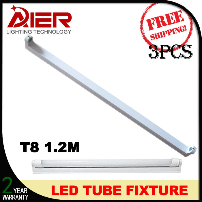 

3pcs free shipping 4ft 1200mm t8 led tube light fixture support, led tube bracket
