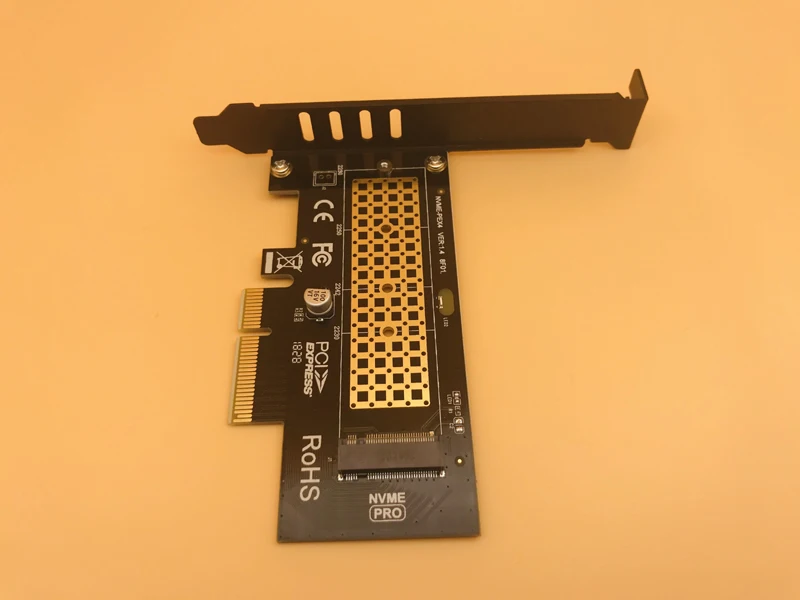 Переходник PCIE на M2 Raiser M.2 NVMe SSD NGFF PCI E X4 адаптер M ключ интерфейсная карта поддержка
