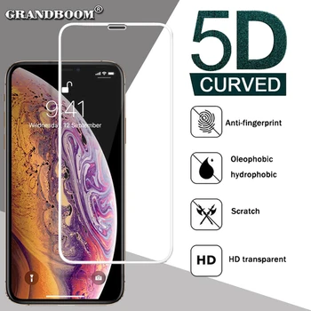 

1000pcs Full Body Cover 5D Curved Tempered Glass For iPhone 11 Pro Max XS XR X 8 7 6 6S Plus Screen Protector Scratch Proof Film Guard