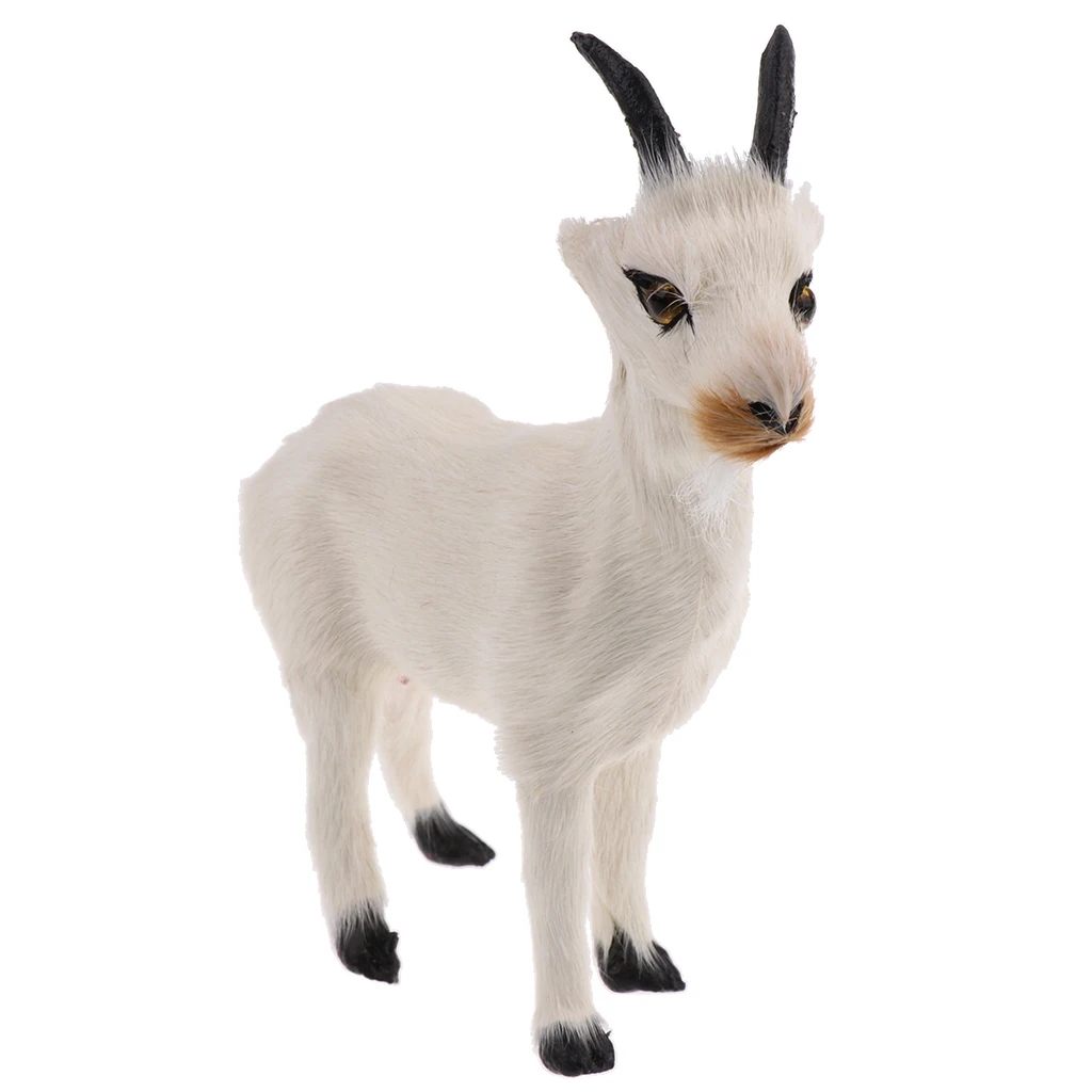 

Simulation Farm/Yard Goat Animal Model Toy Action Figures Home Decorative Handicraft