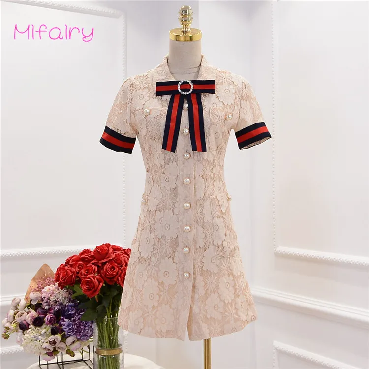 Mifairy 2017 абрикосовый/черный бант с короткими рукавами мини Vestidos DE Festa бренд такой