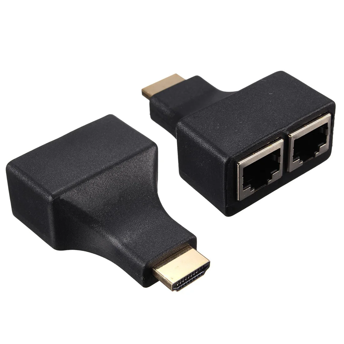 1080p 4K HDMI к RJ45 адаптер двойной Ethernet Сетевой удлинитель от Cat 5/6 3D HDTV