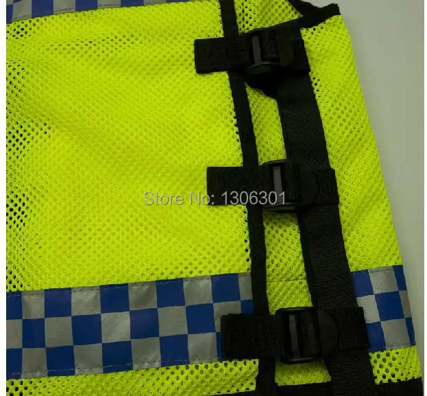 NEW HONGKONG STYLE Reflective vest Lattice screen cloth Safety vest Traffic police zipper reflective vest print able NEW HONGKONG STYLE Reflective vest Lattice screen cloth Safety vest Traffic police zipper reflective vest print able
